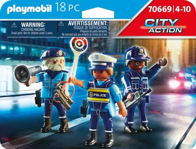 Playmobil 70669 City Action Figurenset Politie 3 Stuks