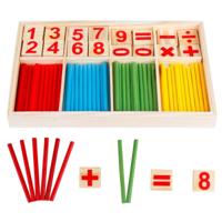 Intelligentie Kids speelgoed houten cijfers wiskundige stokken - thumbnail