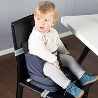 Baby zitverhoger - ROBA - Opvouwbaar - Opblaasbaar kussen - Verstelbare riem - 6 maanden / 3 jaar (15 kg) - Marineblauw - thumbnail