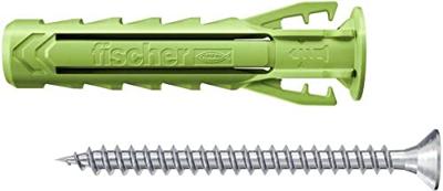 Fischer 567867 SX Plus Green Spreidplug 50 mm 10 mm 5 stuk(s) Fischer 567867 SX Plus Green Spreidplug 50 mm 10 mm 5 stuk(s)
