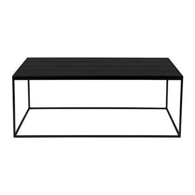 Zuiver Salontafel 'Glazed' Keramiek, 93 x 43cm, kleur Zwart Zuiver Salontafel 'Glazed' Keramiek, 93 x 43cm, kleur Zwart