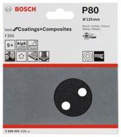 Bosch Accessories Best for Stone 2608605115 Excenterschuurpapier Met klittenband, Geperforeerd Korrelgrootte (num) 80 (Ø) 125 mm 5 stuk(s) - thumbnail