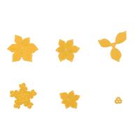 Nellie's Choice • shape dies kerstster poinsettia 6st. - thumbnail