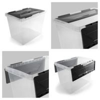 Sunware Onyx opbergbox 40L transparant - thumbnail
