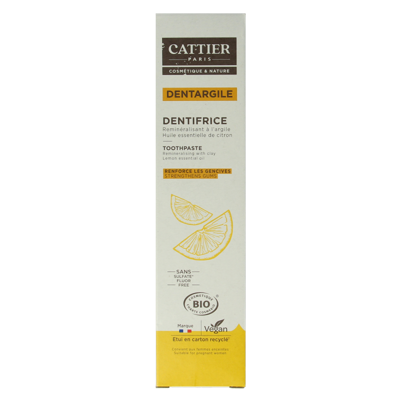 Cattier Paris Tandpasta Citrus