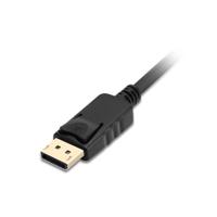 SIIG DisplayPort-naar-DVI-kabel - 1080p @60Hz mannelijk naar mannelijk passieve DP naar DVI-kabel voor DisplayPort-ingeschakeld computersysteem - 6 voet - thumbnail