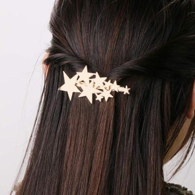 Ster haarspeldjes sieraden haaraccessoires (goud)