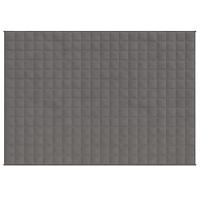 Verzwaringsdeken 152x203 cm 7 kg stof grijs - thumbnail