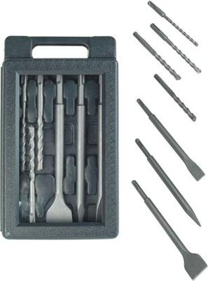 Brüder Mannesmann boor- en beitelset 7 dlg sds+ (hobby) - 12586 Brüder Mannesmann boor- en beitelset 7 dlg sds+ (hobby) - 12586