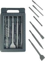 Brüder Mannesmann boor- en beitelset 7 dlg sds+ (hobby) - 12586 - thumbnail