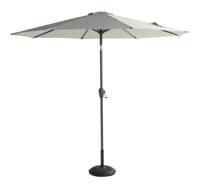Hartman Parasol 'Sunline' 270cm, kleur Lichtgrijs - thumbnail