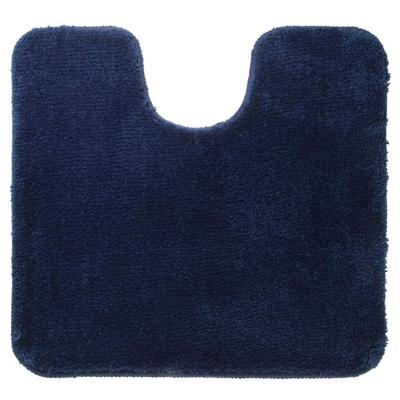 Toiletmat Sealskin Angora 100% Polyester 60x55x2 cm Blauw Toiletmat Sealskin Angora 100% Polyester 60x55x2 cm Blauw