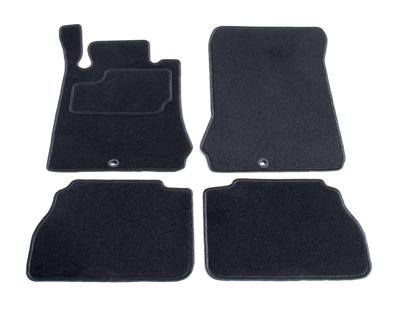 Automatten op maat - zwart stof - Mercedes E-klasse W210 sedan/touring 1995-2002