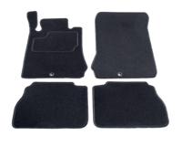 Automatten op maat - zwart stof - Mercedes E-klasse W210 sedan/touring 1995-2002 - thumbnail