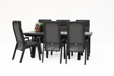 Trestino diningset vesoul frazer antraciet