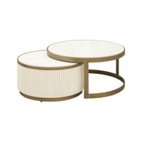 Richmond Salontafel 'Tivoli' Keramiek, Set van 2 stuks - thumbnail