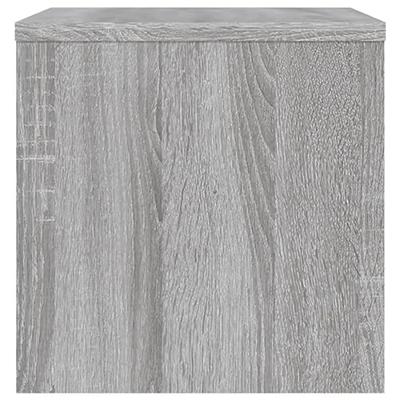 Nachtkastje 40x30x30 cm bewerkt hout grijs sonoma eikenkleurig Nachtkastje 40x30x30 cm bewerkt hout grijs sonoma eikenkleurig