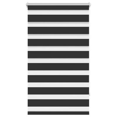 VidaXL Duo rolgordijn 70x120cm zwart