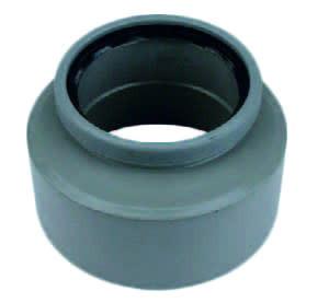 Wavin PVC Inzetverloopstuk 110x125mm - Waterdichte Mof-Spie Vijver Verbinding