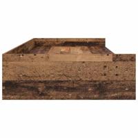 Opbergbedframe met hoofdeinde Oud Hout 80 x 200 cm Bewerkt hout - thumbnail