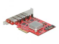 DeLOCK PCIe x4 > 4x extern USB-A 3.2 Gen 2 usb-controller - thumbnail