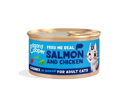 Cat adult chuncks sAlmon/chicken 85 Edgard & Cooper - Edgard en cooper Cat adult chuncks sAlmon/chicken 85 Edgard & Cooper - Edgard en cooper