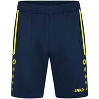 JAKO 8589 Trainingsshort Allround - Marine/Fluogeel - M - thumbnail
