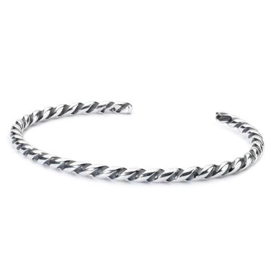 Trollbeads TAGBA-00007 Armband Open Bangle Twisted zilver XS 18-19 cm