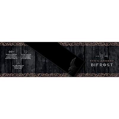 L33T Gaming 160404 bifrost xxl gaming mousepad, fast surface. 920 x 294 x 4 mm, black