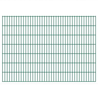 vidaXL Dubbelstaafmatten 2,008x1,43 m 6 m (totale lengte) groen vidaXL Dubbelstaafmatten 2,008x1,43 m 6 m (totale lengte) groen