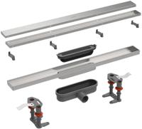 Easy Drain Compact Douchegoot 70x6,4x6,5 cm RVS - thumbnail