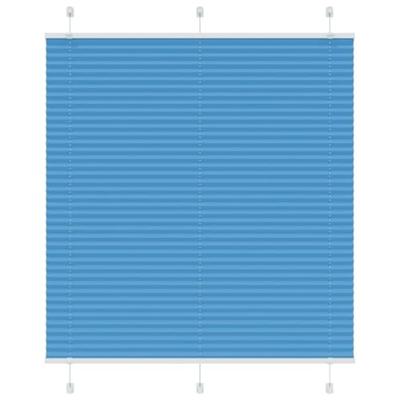Pliss rolgordijn 120x100cm stofbreedte 119,4cm polyester blauw - thumbnail