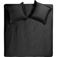 Cinderella dekbedovertrek Uni - zwart - 140x200/220 cm - thumbnail