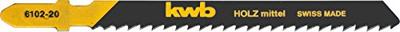 kwb 610220 Decoupeerzaagbladen, houtbewerking, speciale insteektanden, HCS, 2x middel 2 stuk(s) kwb 610220 Decoupeerzaagbladen, houtbewerking, speciale insteektanden, HCS, 2x middel 2 stuk(s)