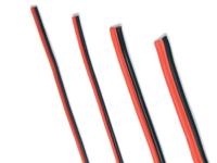 1m huidkabel 2 x 0,75 mm2 - rood/zwart - CS210RB - thumbnail
