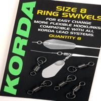 Korda Size 8 Flexi ring swivels - thumbnail