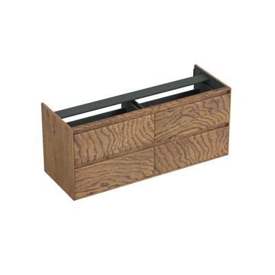 Onderkast Forzalaqua Reno 140x51x60 cm 4 Lades Softclose Eiken Castle Brown Forzalaqua Onderkast Forzalaqua Reno 140x51x60 cm 4 Lades Softclose Eiken Castle Brown Forzalaqua