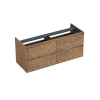 Onderkast Forzalaqua Reno 140x51x60 cm 4 Lades Softclose Eiken Castle Brown Forzalaqua - thumbnail