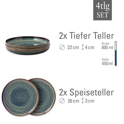 LIKE BY VILLEROY & BOCH - Crafted Breeze - Dinerset 4-dlg