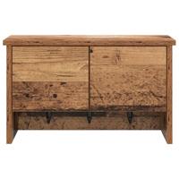 Wandgemonteerde kapstok Oud hout 50 x 20 x 30 cm Bewerkt hout - thumbnail