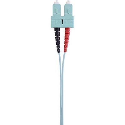 Renkforce RF-4755214 Glasvezel Optische vezel Aansluitkabel 2.00 m Turquoise [1x LC-stekker - 1x SC-stekker] 50/125 µ Multimode OM3