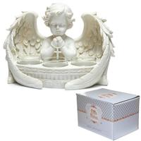 Witte Cherubijn 3 Waxinelichthouder - thumbnail