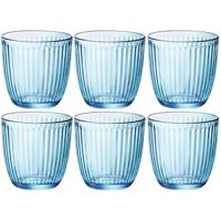 Bormioli Rocco Waterglazen 290 ml 6 Stuks Blauw/Transparant/Glas - thumbnail
