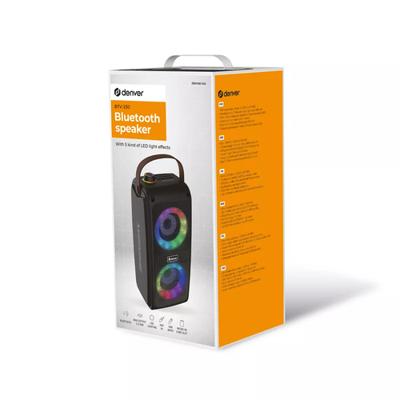 Denver BTV-230 Bluetooth luidspreker Zwart - thumbnail