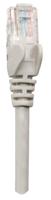 Intellinet 737302 RJ45 Netwerkkabel, patchkabel CAT 5e U/UTP 0.25 m Grijs 1 stuk(s) - thumbnail