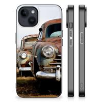 iPhone 15 Plus Silicone Back Case Vintage Auto - thumbnail