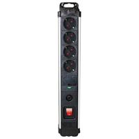 4-voudige Stekkerdoos met Schakelaar Silver Electronics 49644 3680W Zwart - thumbnail