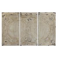 Wanddecoratie DKD Home Decor Beige Neoklassiek 178 x 4 x 112 cm (3 Onderdelen) - thumbnail
