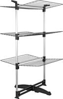 Metaltex Ciclone Droogtoren 40 m Drooglengte Zwart/Zilver - thumbnail