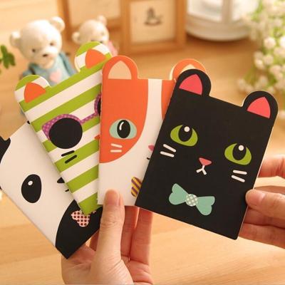 5 PC'S creatief briefpapier Kladblok kantoorbenodigdheden school cartoon dieren stijl notebook dagboek boek willekeurige kleur levering